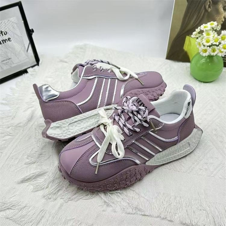 Damen Stylish Sportschuhe mit atmungsaktivem Obermaterial und dämpfender Sohle EB