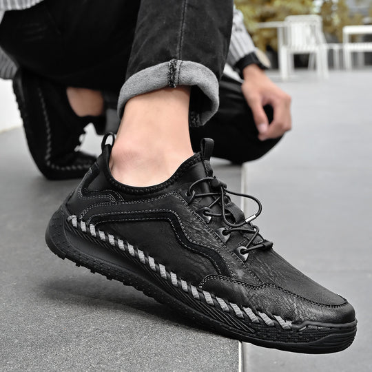 Herren Sportliche und atmungsaktive Freizeitschuhe mit elastischem Schnürsystem EB