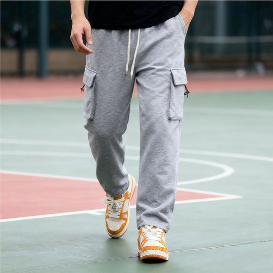 Herren Cargo-Hose mit elastischem Bund und praktischen Seitentaschen EB