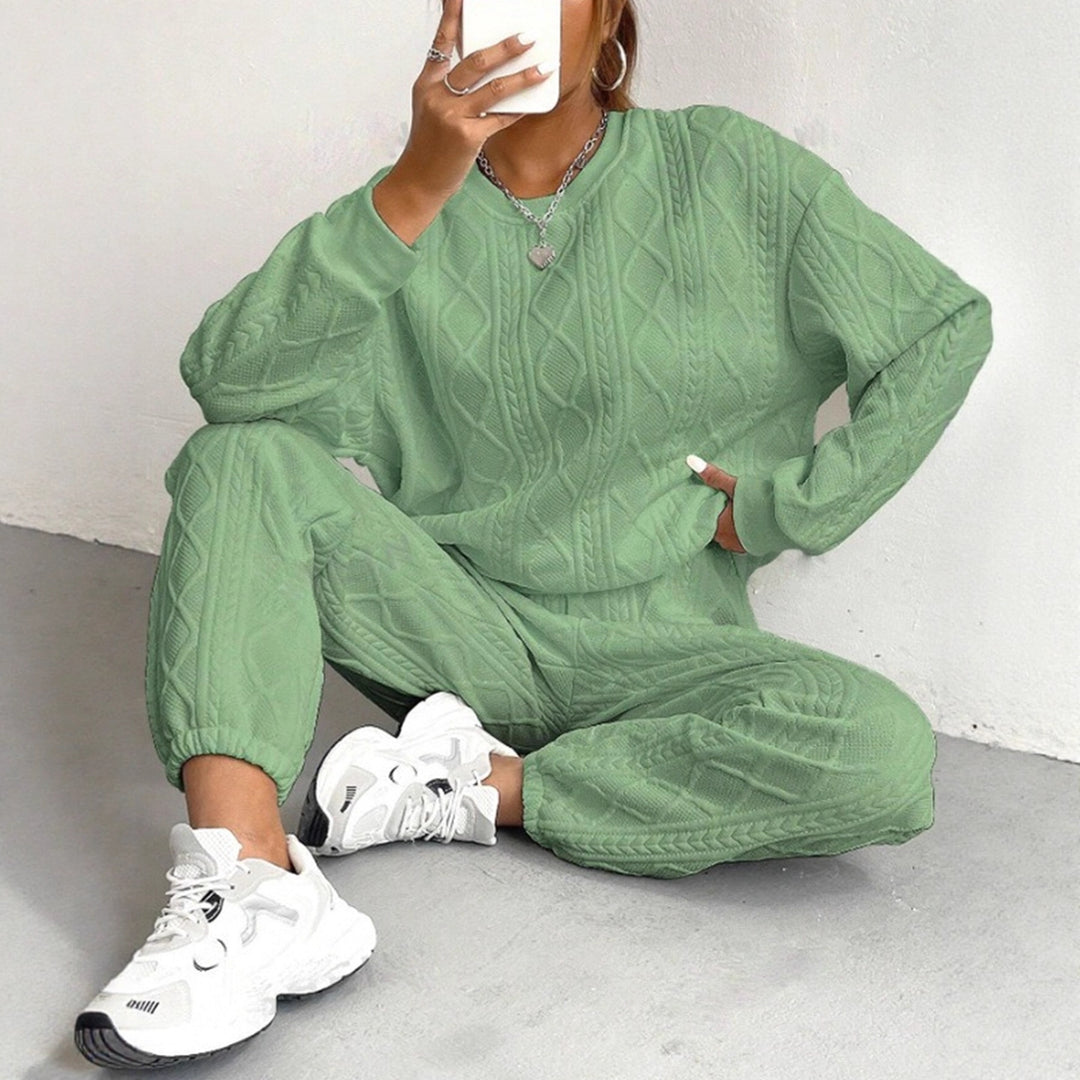 Damen gemütlicher Strickanzug EB