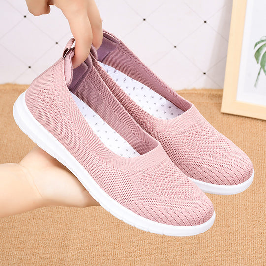 Damen Elastische Slip-On Freizeitschuhe EB