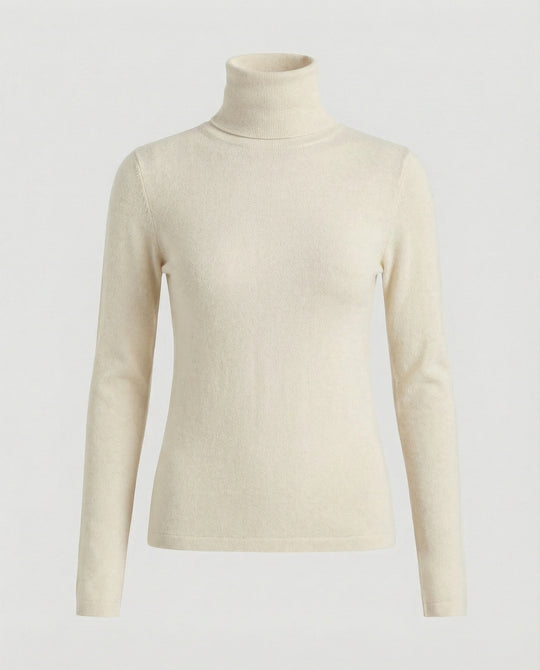 Damen Rollkragen Wollpullover für Herbst und Winter Mode