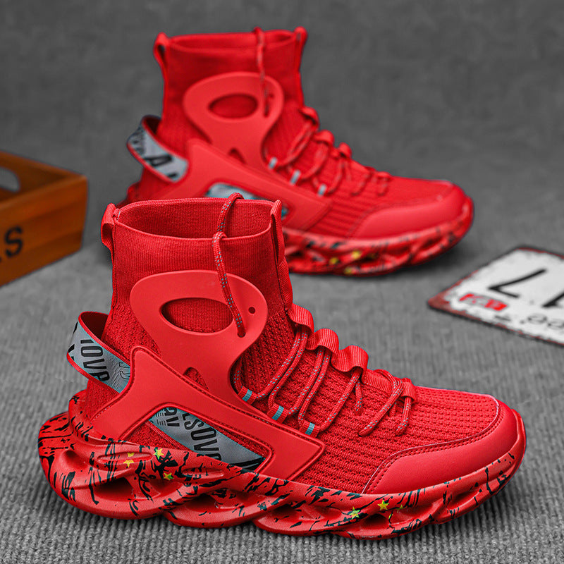 Damen Sportliche High-Top Sneakers mit innovativem Traktionsdesign EB
