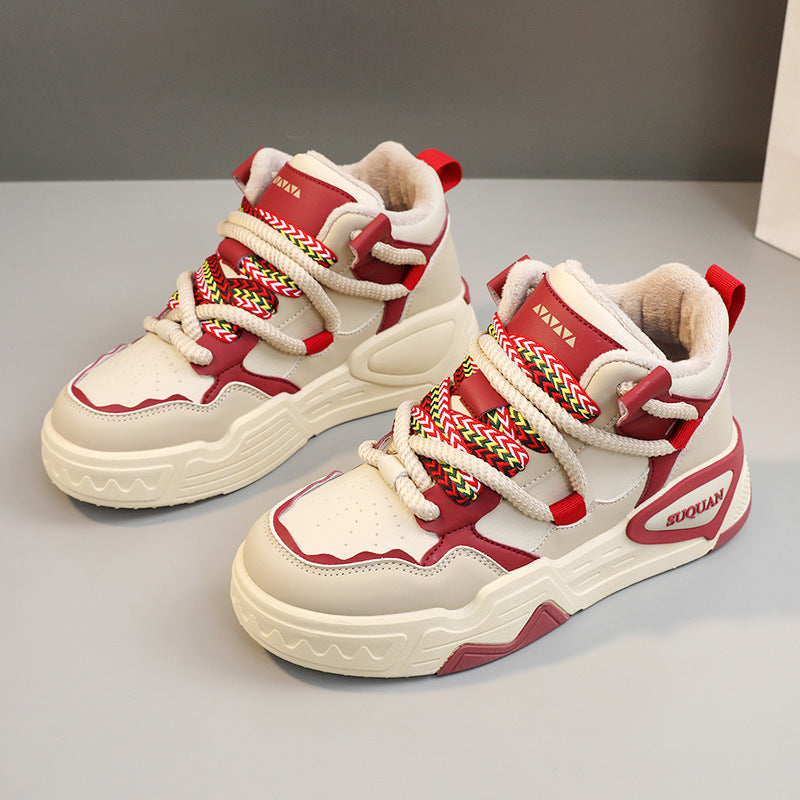 Damen High-Top Sneakers mit ergonomischem Dämpfungssystem und modischem Design EB
