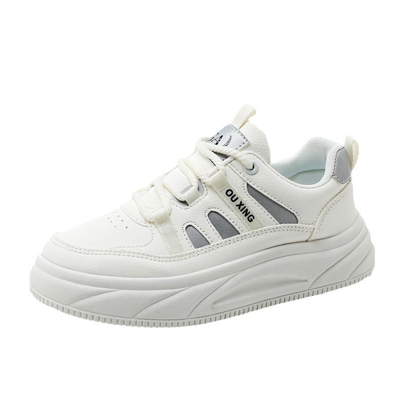 Damen Sportliche Sneakers mit dämpfender Laufsohle und atmungsaktiver Obermaterialstruktur EB
