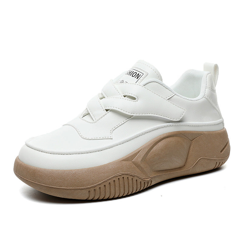 Damen trendige Sneakers mit verstärktem Knöchel und elastischem Riemensystem EB
