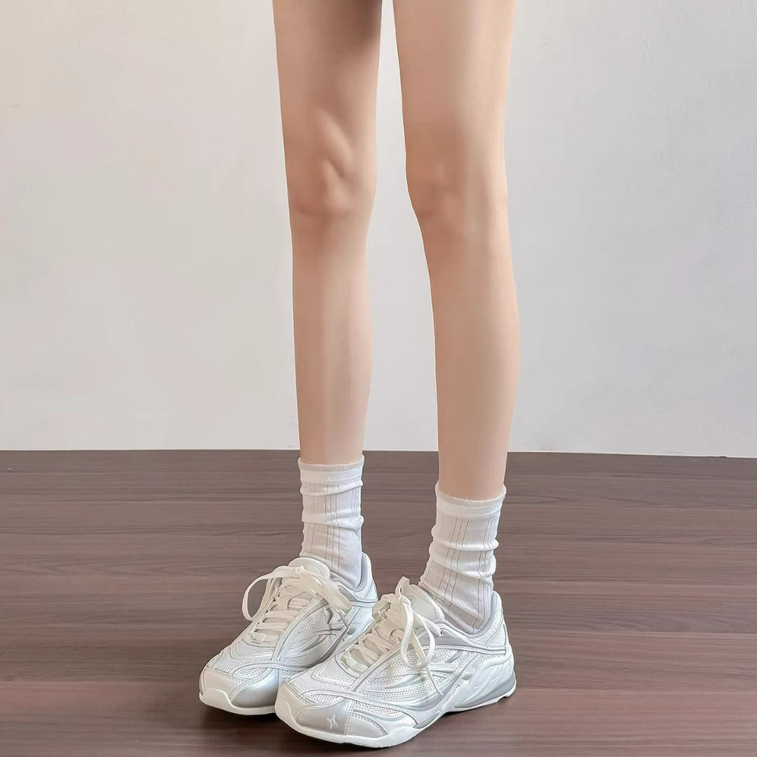 Damen Sportliche Laufschuhe mit atmungsaktivem Mesh-Obermaterial und dämpfendem Fußbett EB