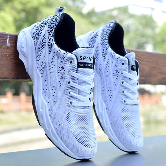 Damen Sportliche Lightweight Sneakers mit atmungsaktivem Mesh-Obermaterial EB