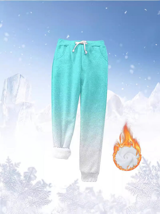 Damen Fleece-Jogginghose mit warmem Innenfutter und elastischem Bund EB