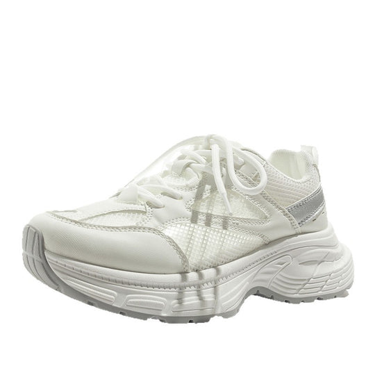 Damen Lauf-Sneaker mit atmungsaktivem Mesh-Obermaterial und stoßdämpfender Sohle EB