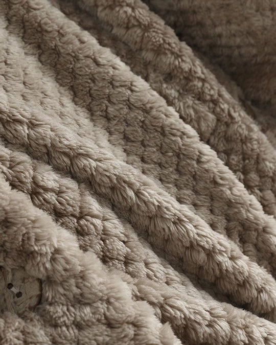 EB | Abgerundeter Saum Kapuzen Sweatshirtjacke