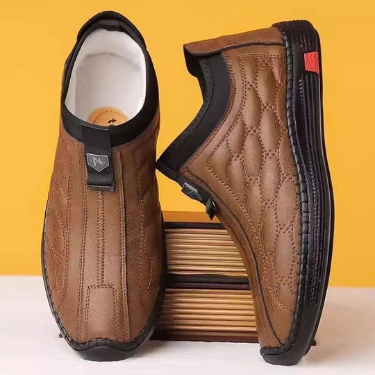 Herren Modische und bequeme Stiefeletten mit seitlichem Reißverschluss und weicher Dämpfung EB