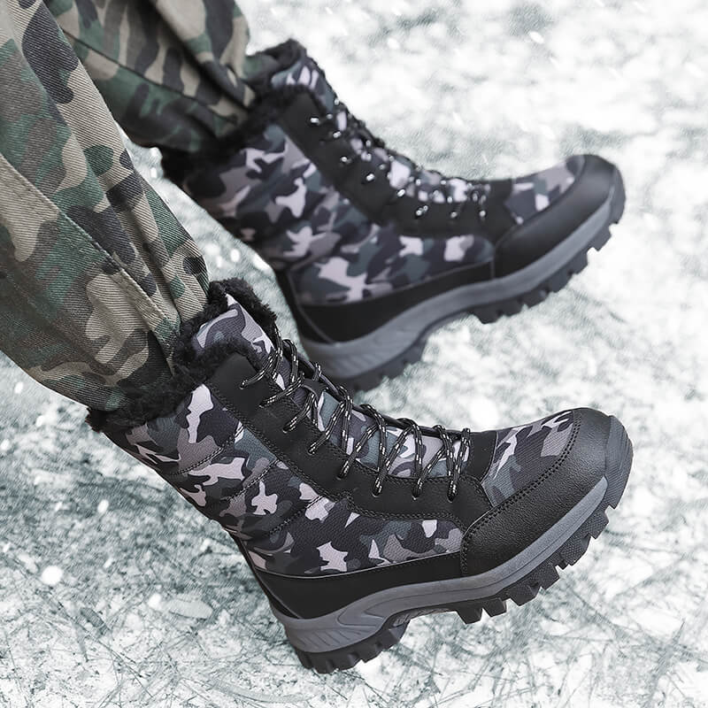 Damengefütterte Winterboots mit isolierendem Innenfutter und rutschfester Profilsohle EB