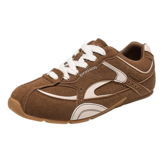 Damen Bequeme Sneakers aus Wildleder mit atmungsaktiver Sohle EB