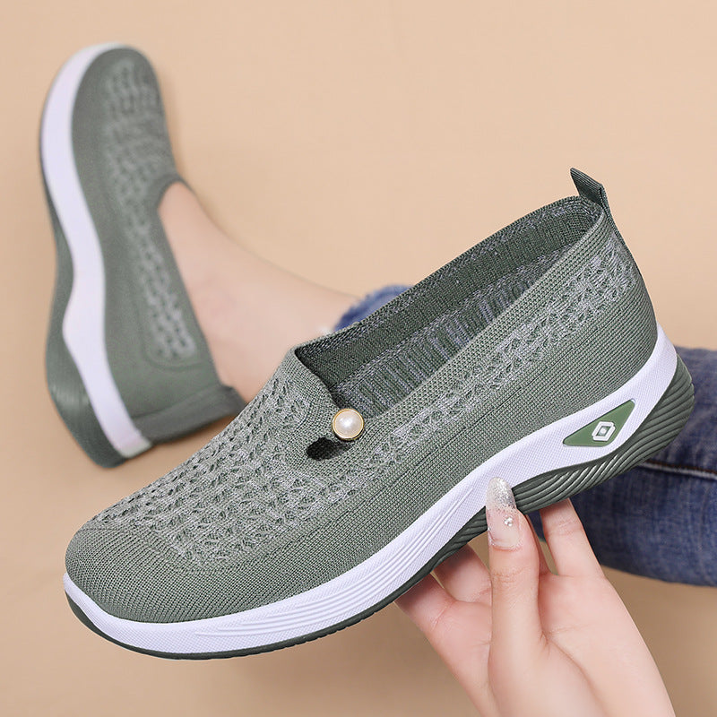 Damen Komfortable Strickschuhe mit ergonomischem Design EB