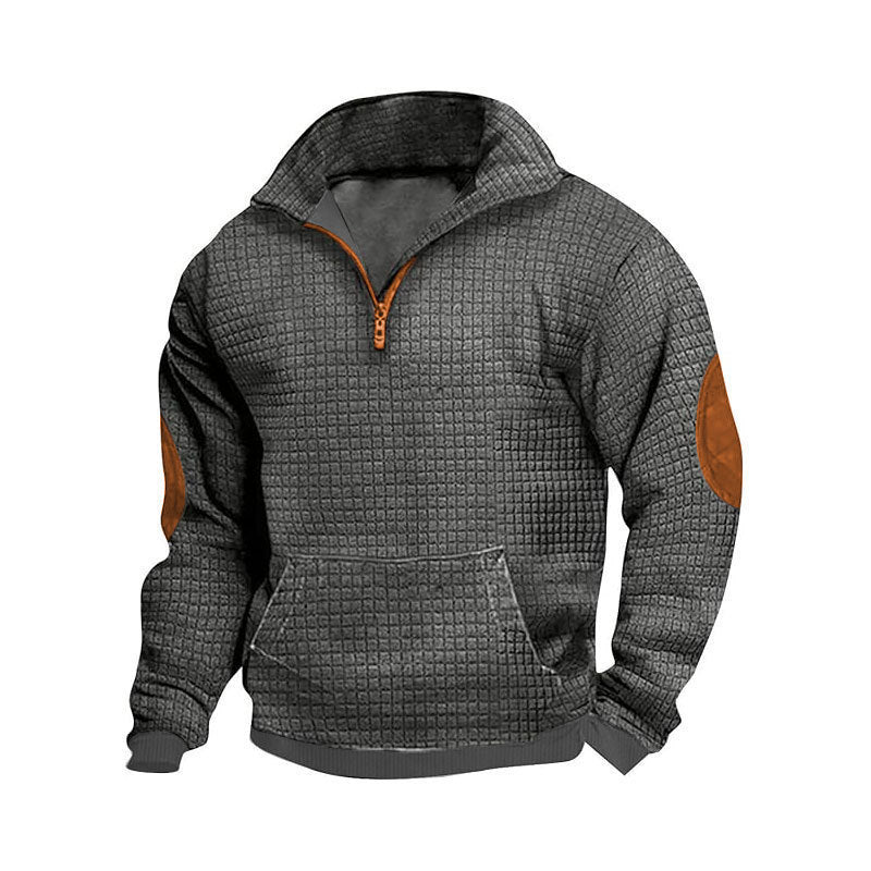 Herren überwurf mit Stehkragen und praktischen Taschen EB