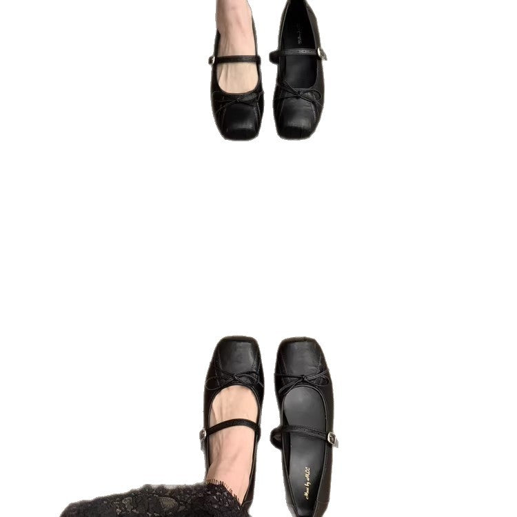 Damen Ballerinas mit zierlicher Schleife und komfortablem Fußbett EB
