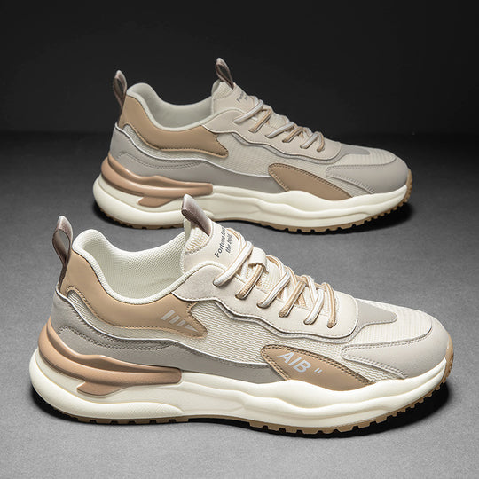 Damen Modische Sneaker mit dämpfender Sohle und atmungsaktivem Mesh-Obermaterial EB