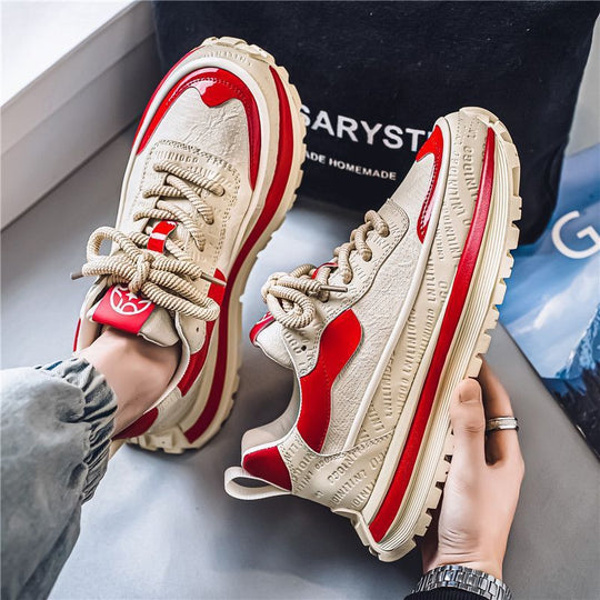 Damen modische Sneakers mit strukturierter Surface und stabiler Sohle EB