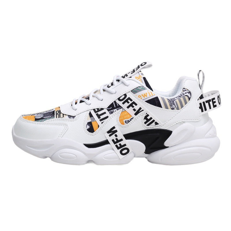 Damen Sportliche Chunky Sneakers mit einzigartigem Design und atmungsaktiver Oberflächenstruktur EB