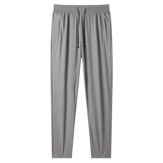 Herren leichte tapered Jogginghose mit elastischem Komfortbund, Kordelzug und seitlichen Eingrifftaschen EB