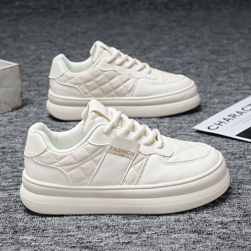 Damen Modische Sneaker mit gepolstertem Kragen und robuster Sohle EB