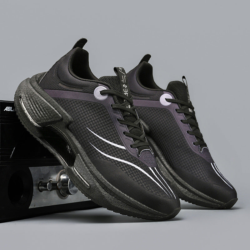Damen sportliche Leichtathletik-Sneaker mit atmungsaktiver Mesh-Oberfläche EB