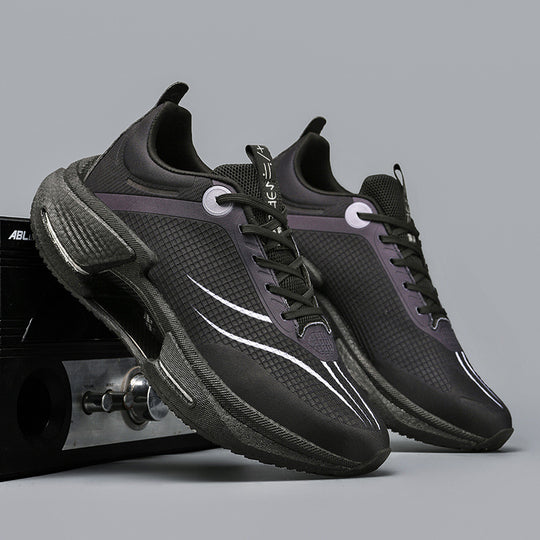 Damen sportliche Leichtathletik-Sneaker mit atmungsaktiver Mesh-Oberfläche EB