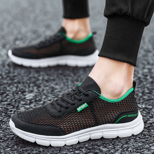 Damen Sportliche Freizeitsneaker mit atmungsaktiver Mesh-Konstruktion und flexibler Sohle EB