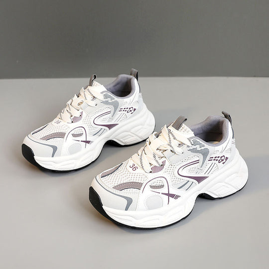 Damen Sportliche Sneakers mit innovativem Design und stoßdämpfender Sohle EB