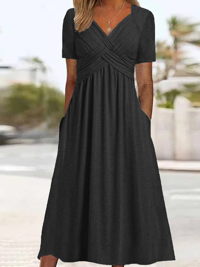 EB | Crossover Midikleid