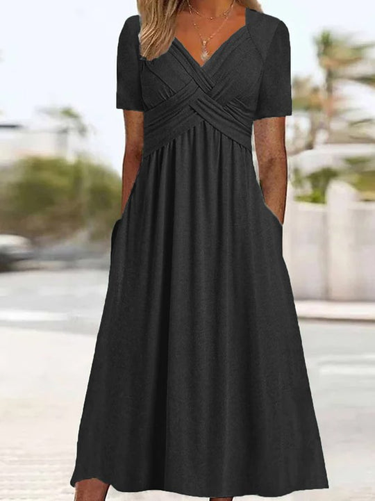EB | Crossover Midikleid