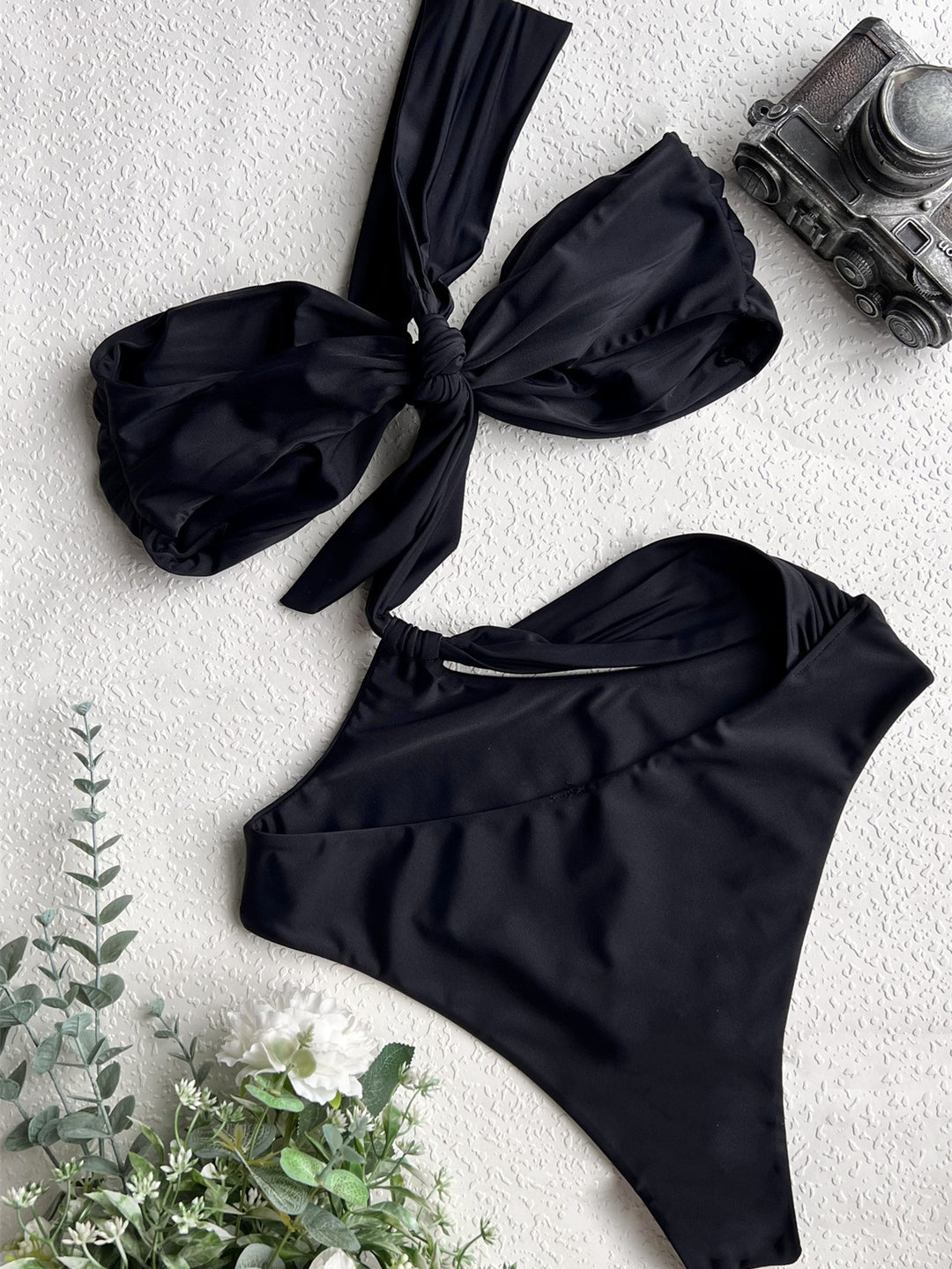 Damen Einseitiger Wickel-Bikini EB