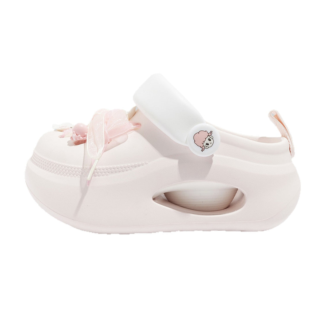 Damen Modische Clogs mit verspielten Applikationen und flexiblem Tragekomfort EB