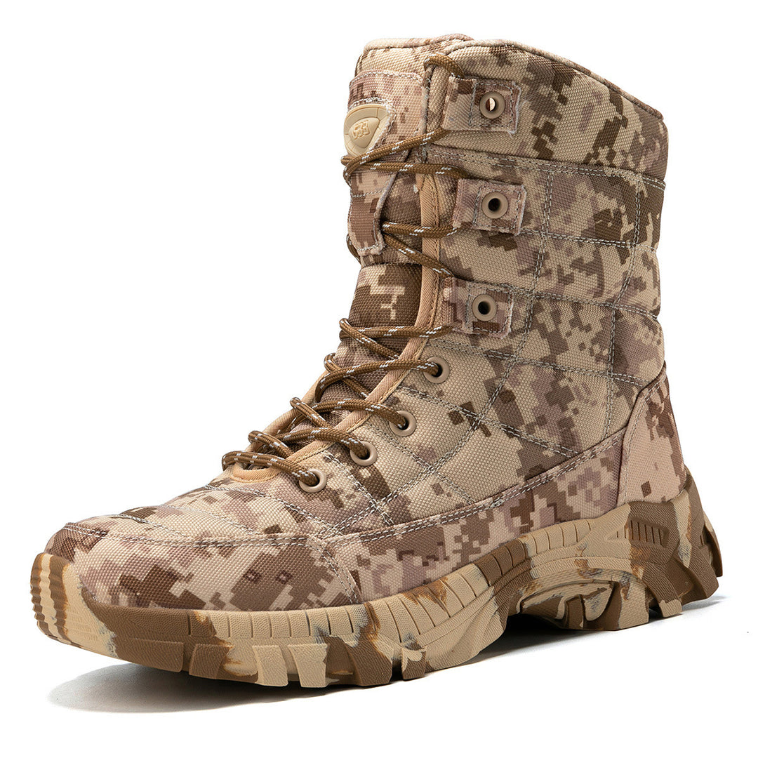 Herren taktische Stiefel mit rutschfester Sohle und verstärktem Knöchelschutz EB