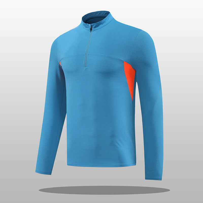 Herren Funktions-Thermoshirt mit Stehkragen und Reißverschluss EB