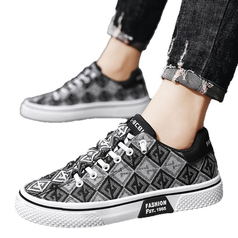 Damen modische Sneakers mit einzigartigem Muster und hohem Tragekomfort EB