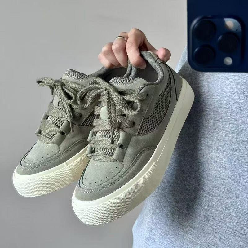 Damen Komfortable Sneaker mit atmungsaktivem Obermaterial und dämpfender Sohle EB