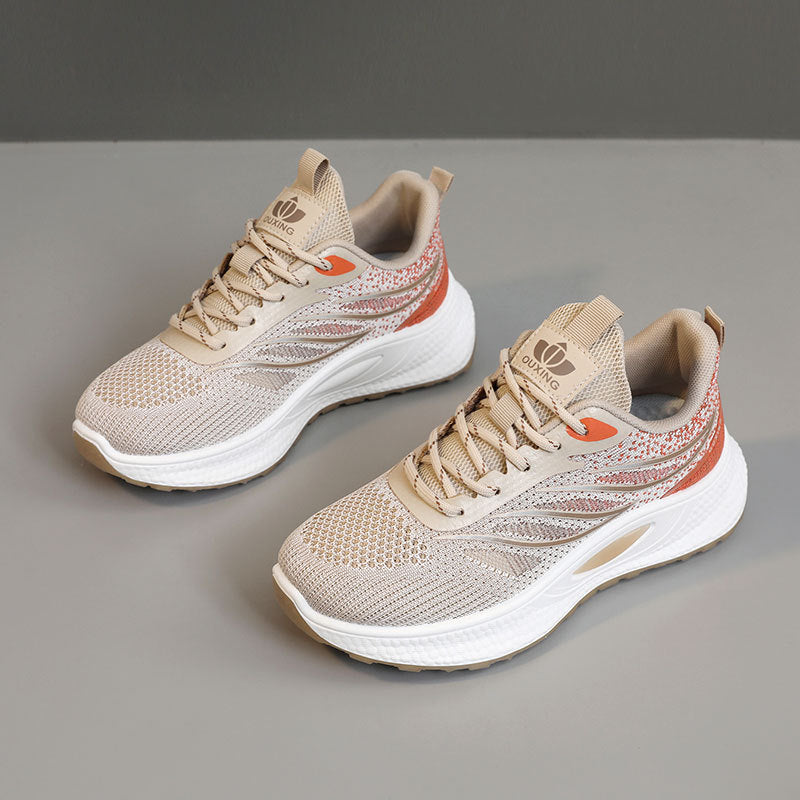 Damen Lauf- und Freizeitsneaker mit atmungsaktiver Oberflächenstruktur und dämpfender Sohle EB