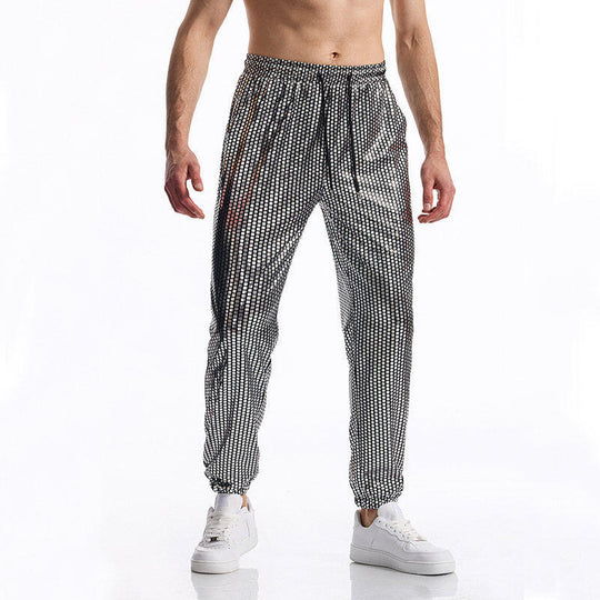 Herren Sportliche Jogginghose mit reflektierendem Design EB