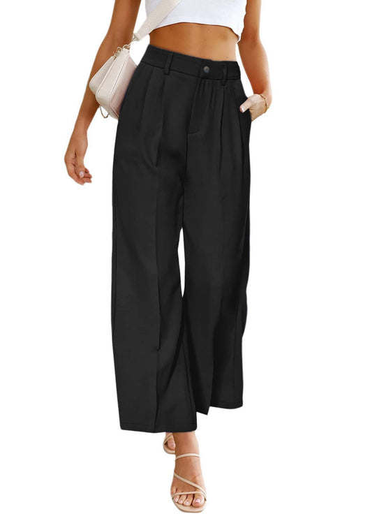 Damen Weite Hochspringhose mit elegantem Faltenwurf EB