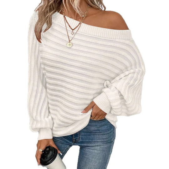 Damen Relaxed Fit Strickpullover EB