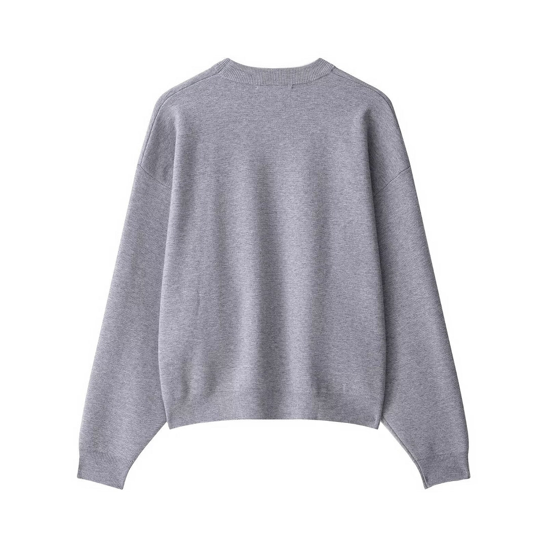 Damen lässiger Oversized Pullover EB