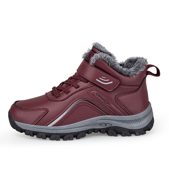 Damen warme Winterboots mit isolierender Fütterung und rutschfester Sohle EB