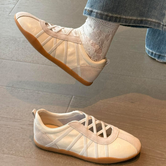 Damen Freizeitschuhe mit atmungsaktivem Netzmaterial und flexiblem Design EB