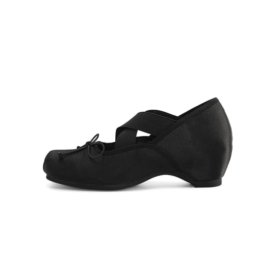 Damen Ballerinas mit modischem Strassdetails und komfortablem Gummiband EB