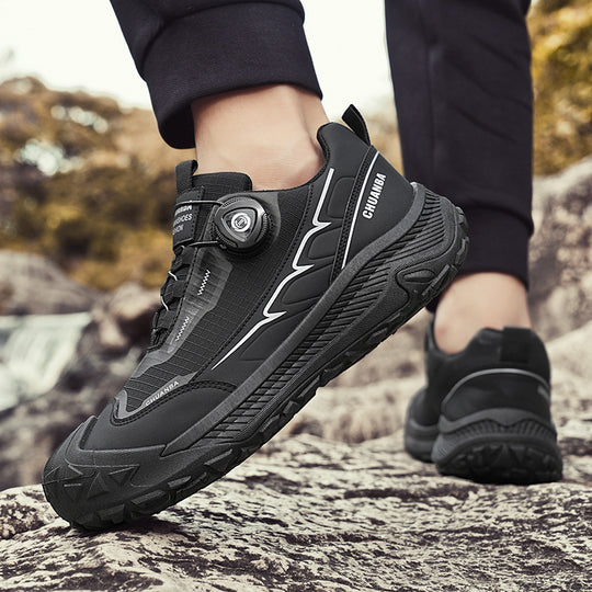 Herren robuste Outdoor‑Trekkingsneaker mit BOA‑Verschluss, verstärkter Zehenkappe und griffiger Trailsohle EB