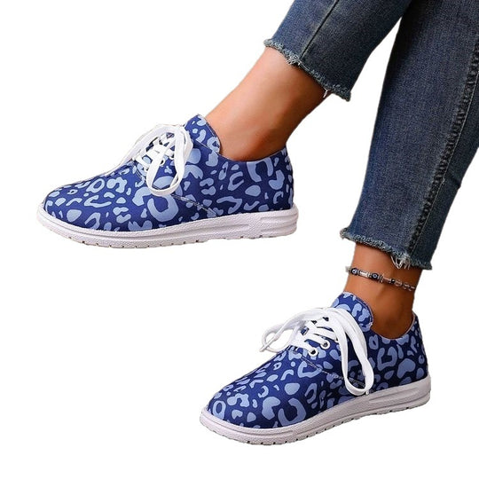 Damen Sportliche Sneakers mit kreativem Druckmotiv EB