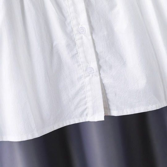 Mädchen Rüschenbluse mit eleganter Knopfleiste EB