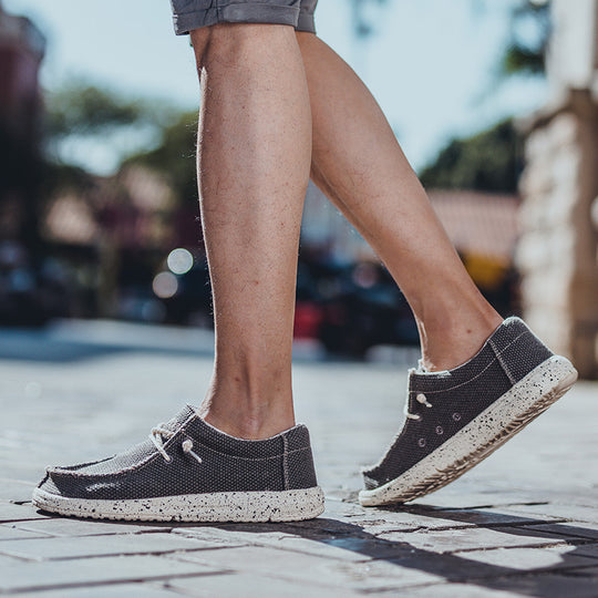 Damen bequeme und atmungsaktive Freizeitschuhe mit flexibler Sohle EB